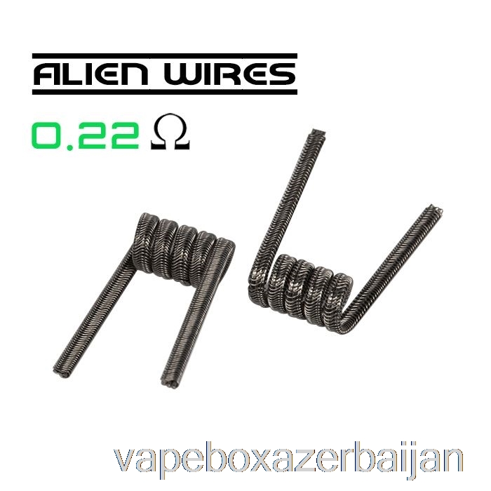 E-Juice Vape Wotofo Comp Wire - Prebuilt Coils 0.22ohm Alien - Pack of 10